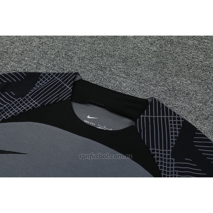 Chandal del Barcelona Manga Corta 2022-2023 Gris - Pantalon Corto